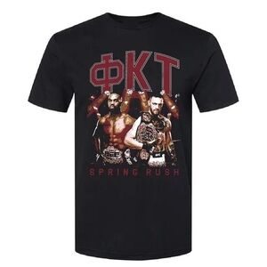 Realistic UFC Fighters Greek Graphic